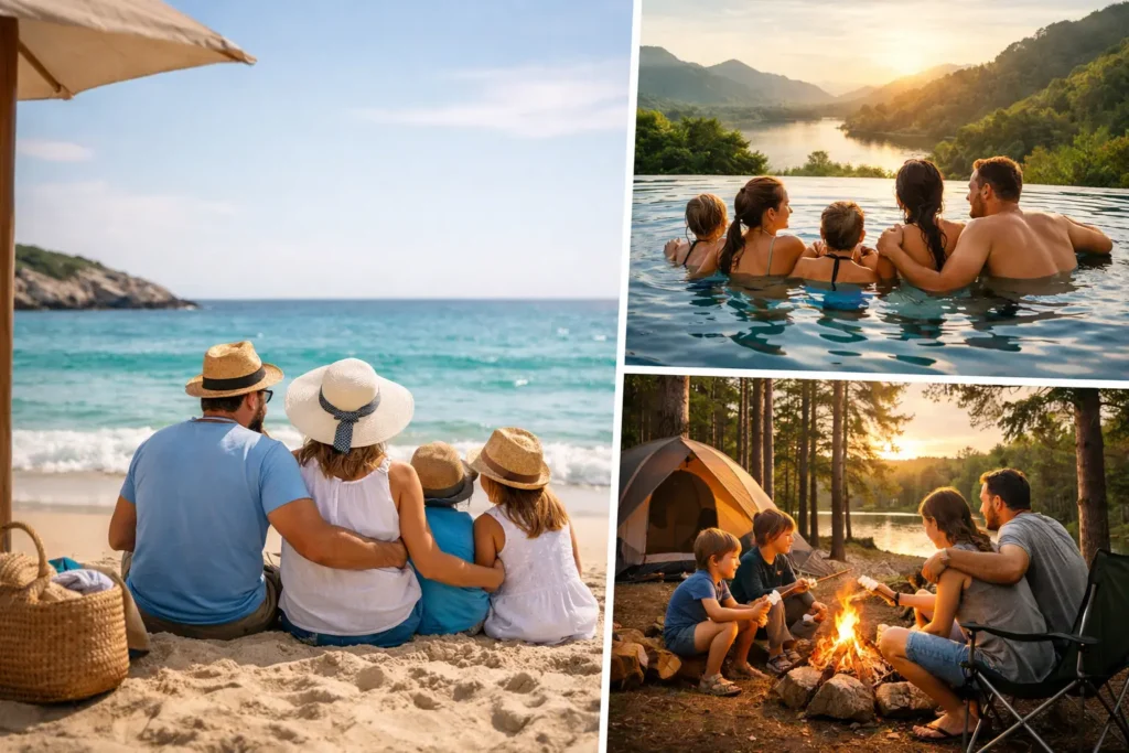 10 רעיונות לחופשה משפחתית רגועה באמת